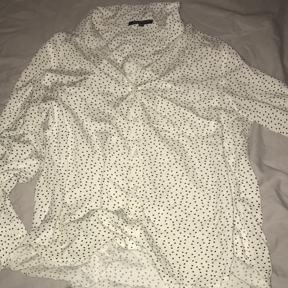 Velvet heart long sleeve button down - Picture 1 of 2